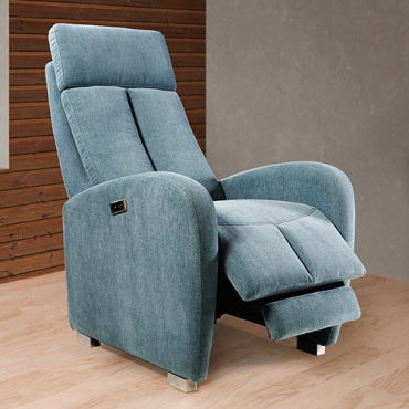 Cadeirão Luísa Relax elétrico com duplo pousa-pés