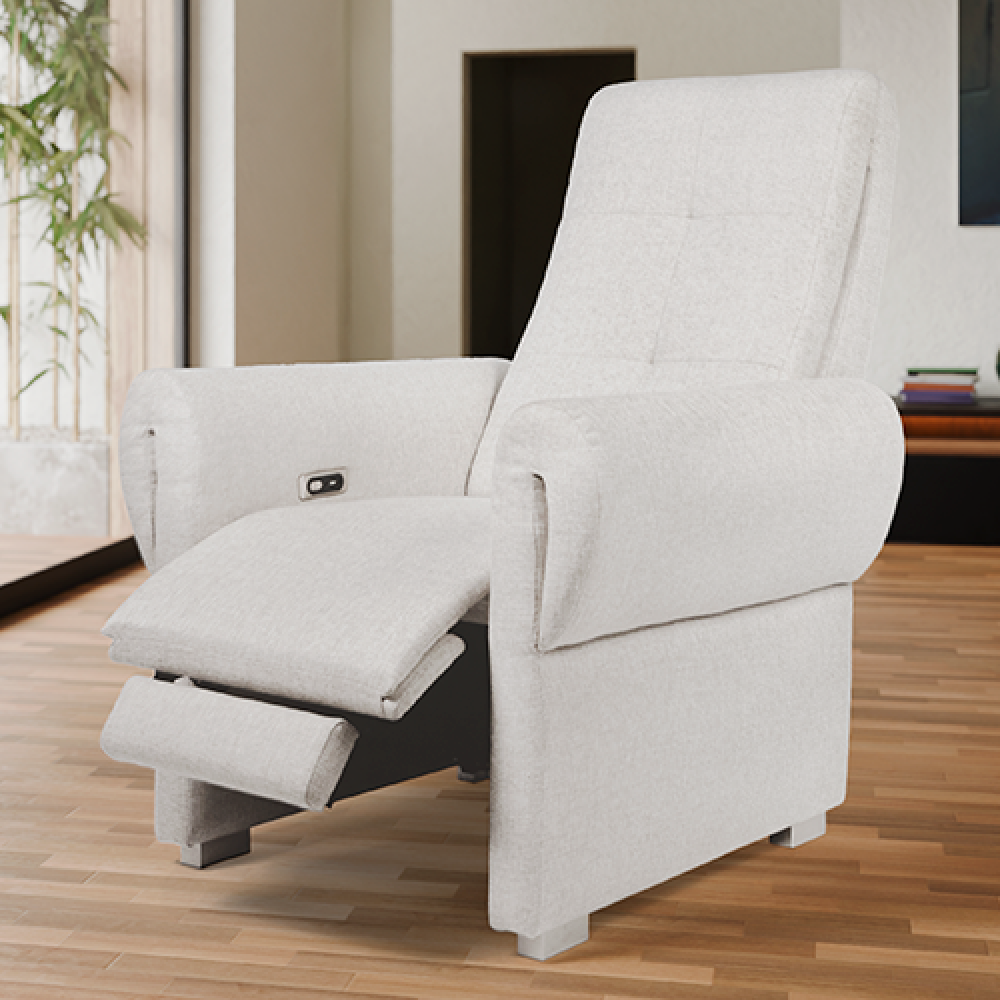 Cadeirão Napkin Relax elétrico com duplo pousa-pés