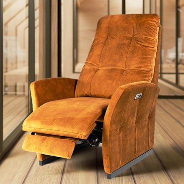 Cadeirão Tropoly Relax elétrico com duplo pousa-pés