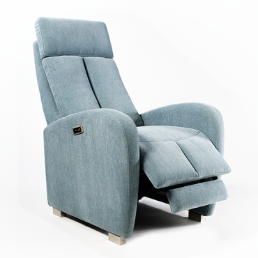 Cadeirão Luísa Relax elétrico com duplo pousa-pés